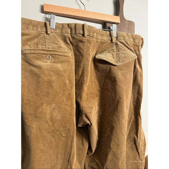 Polo Ralph Lauren Tan Straight Leg Cotton Blend Corduroy Pants Size 42/32 - Picture 3 of 7